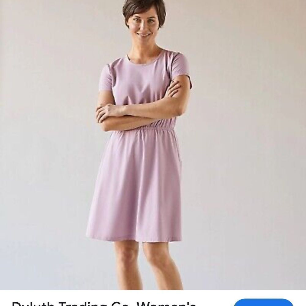 Duluth Trading Co Purple Lilac Raglan Sundress Size XS